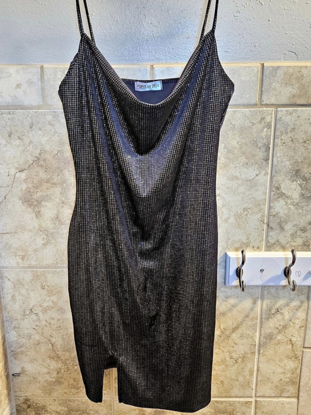 Popular 21 Black Mini Dress Size Large Like New